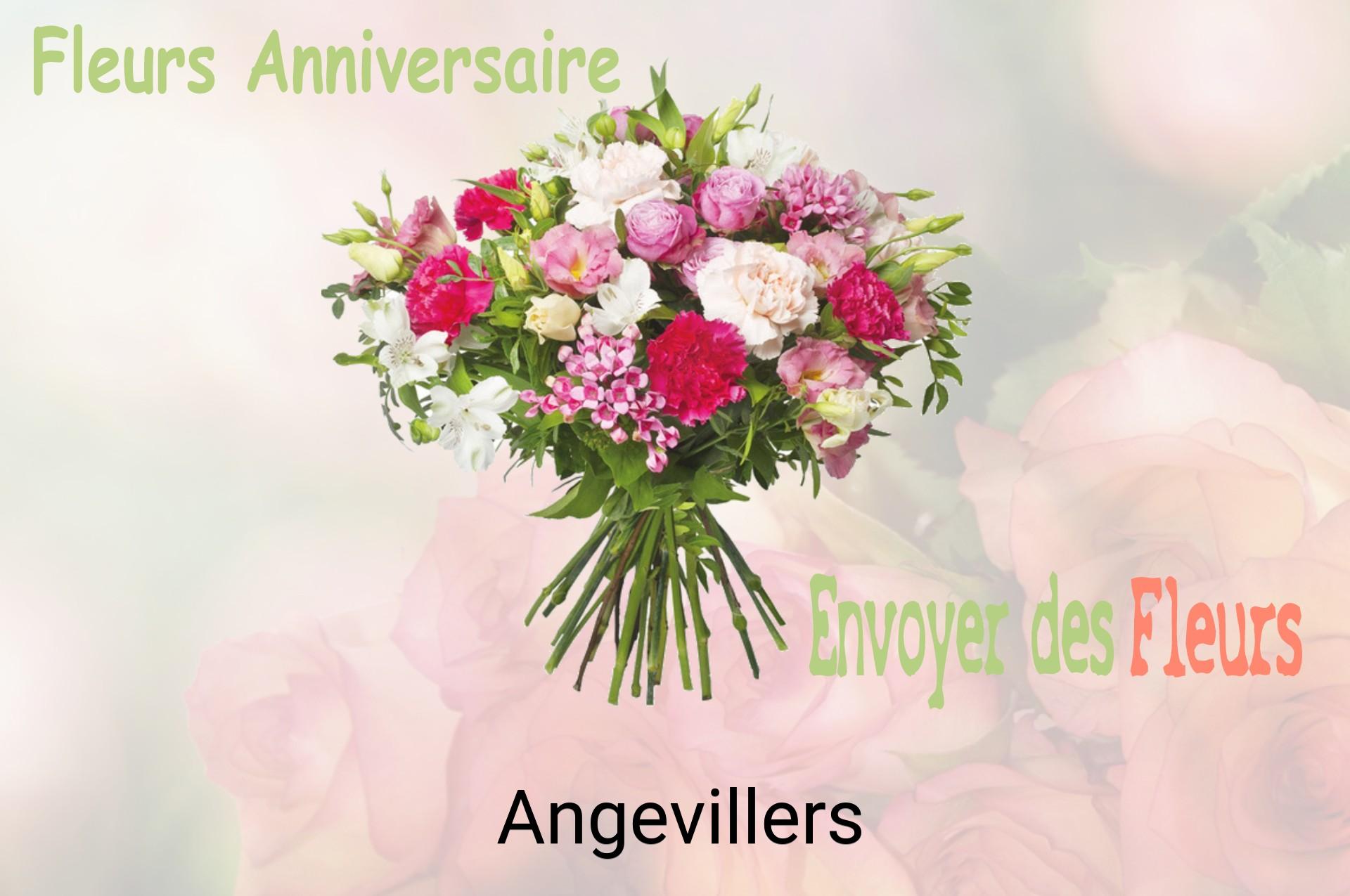 Bouquet de fleurs d’anniversaire livré à Angevillers